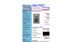 StarTOC Dual Method Ozone / Hydroxyl Radicals + UV / Heated Persulfate - Brochure
