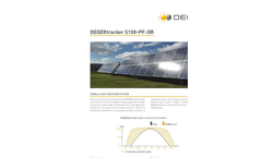 Degertracker - Model S100-PF-DR - Single-Axis Tracker  Brochure