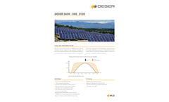 Degertracker - Model D100 - Dual Axis Tracker Brochure