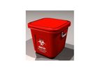 Model 18 Gallon - Medical Waste Reusable Container