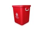Model 28 Gallon - Medical Waste Reusable Container