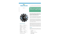 Warden Biomedia - Model Biomarble - Biological Filter Media - Brochure
