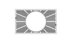 EJ-Group - Model 00895385C01 - 36" x 60" Rectangular Tree Grate Set