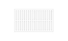 EJ-Group - Model 47384030 - 24" ADA Style Ductile Iron Trench Grate