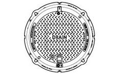 EJ-Group - Model 00104070SL1 - Hinged Cam Locking Manhole Assembly