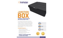 EcoFasten eBoS - Junction Box for Solar Arrays - Brochure