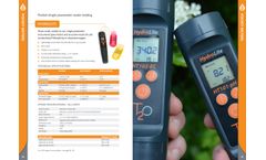 Trace2o - Model HL102 - Pocket Conductivity / TDS / Salinity Meter - Brochure