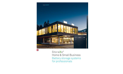 StoraXe SRS2028 / 2047 - Lithium Ion Battery Storage Rack Systems Brochure