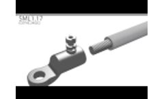 Ensto Installation Animation Cold Shrink COTH3 Hybrid Outdoor Termination Video