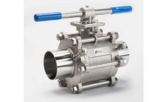 Evans - Model BA Series - 316SS High Purity 3-pc Ball Valves