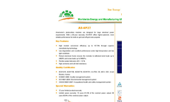 Model AS-6P27 (210-235W) 40mm TUV - Photovoltaic Solar Module Datasheet