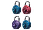 Master Lock - Model 1530DCM - Wide Combination Dial Padlock with Aluminum Cover