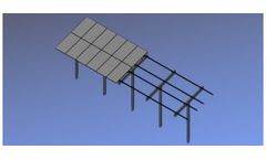 GENMOUNTS - Model Vector 2.0 Series - Double-Row Post Style PV Racking System