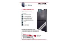 AXIblackpremium - Model X HC - 315 - 340 Wp - Monocrystalline Solar Module - Datasheet