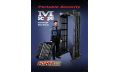 Portable Walkthrough Security Metal Detector M- Scope- Brochure