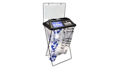 Clearstream - Model DualStream - 1 Pack Portable Recycling Bins (Black)