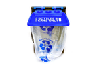 Clearstream - Model SideKick Blue - 5 Pack - Portable Recycling Bin