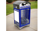 Clearstream - Model WeatherMax - Recycling Bin - Stainless Steel Outdoor Recycling Container