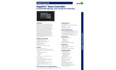 Sapphire - Model TS007-V00 - Room Controller - Brochure