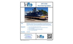 Triflo - Model MFS 3500 - Mud Cleaning System - Datasheet