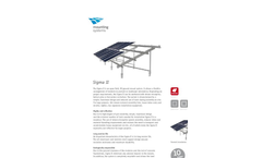 Sigma - Model II - Ground Mount Systems Brochure