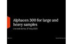 Demo: Alphacen 300- AFM for Large and Heavy Samples - Video