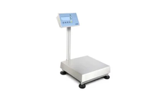 ABC Bilance - Model WALL-E INOX - PC-Connectable Scale with Display and Stainless Steel Column