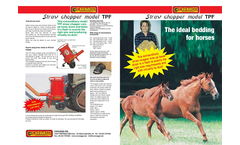 Model TPF 15 - Straw Chopper  Brochure