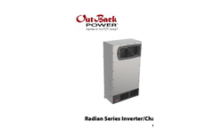 OutBack - Model FXR / VFXR Series - Grid-Hybrid Renewable Energy System - Brochure