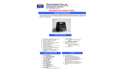 PET - Model 60909 - Solar Reference Cells for Irradiance Calibrating - SpecSheet