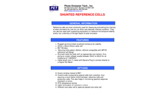 PET - Model 60649 - Shunted Reference Cells - SpecSheet