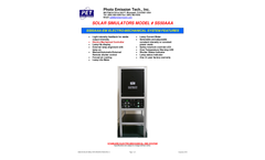 PET - Model SS50AAA - Solar Simulator - TechShec