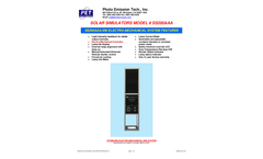 Solar Simulator Model SS200AAA-TP & SS200AAA-EM - TechSpec
