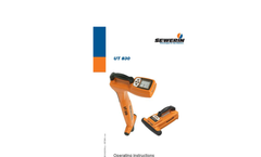 Model UT 830 - Reliable Pipe Location Device - Operating Instructions Manual