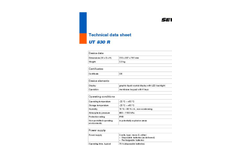 Model UT 830 R - Reliable Pipe Location Device - Technical Datasheet