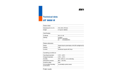 Sewerin - Model UT 9000 - Underground Pipe Locating Device - Technical Datasheet