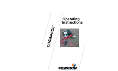 Combiphon - Acoustic Plastic Pipe Location Device - Operating Instructions Manual