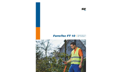 FerroTec - Model FT 10 - Magnetometer for Locating Concealed Objects - Brochure