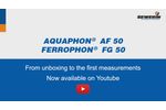 AQUAPHON AF 50 / FERROPHON FG 50: pipe and water leak locator -Tutorial Trailer - Video