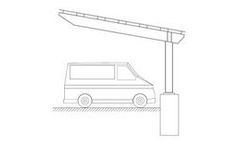 Polar - Model PRP-1 - Single Row Solar Carport