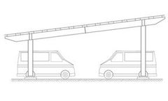 Polar - Model PRP-LS - Double Row Long Span Solar Carport