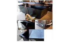 Bokashicycle - Model 2 Ton Capacity - Food Waste Fermenting Bin - Powder Coated Steel Ultra Low Profile