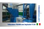 Pre-shredder TG500 + recycling cable plant T150 - Video