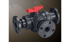 LD Valve - Model LD-864 - 3-Way Horizontal Union Ball Valve – Socket / Threaded / Flanged End