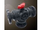 LD Valve - Model LD-866 - 3-Way Vertical Union Ball Valve – Socket / Threaded / Flanged End