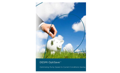 DESMI OptiSave - Optimizing Pump Speed to Current Conditions Saving Fuel Brochure