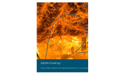 DESMI FineFog - Fixed Water Based Fire Fighting System for Local Application Brochure