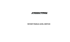 Model RP10 - Rotary Paddle Switch Brochure