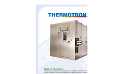 Thermotron - Panel Walk-In Testing Chambers - Brochure