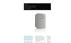 ABB - Model UNO-2.0/2.5-I-OUTD - Single-Phase Inverters Brochure